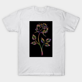 Rose abstract T-Shirt